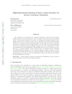 High-dimensional learning of linear causal networks via inverse