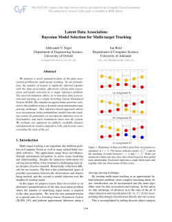 Latent Data Association: Bayesian Model Selection for Multi