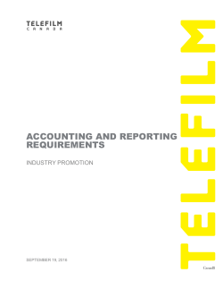Accounting and Reporting Requirements