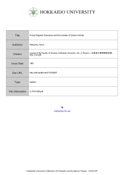 Proton Magnetic Resonance and the Hydrates of Sodium Halides
