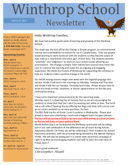 Newsletter - Hamilton Wenham Regional School District
