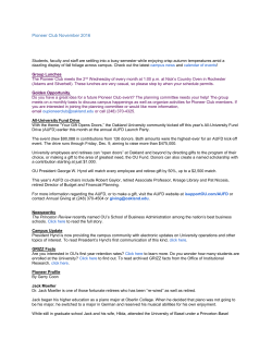 2016 - Nov News at OU - OUR@Oakland