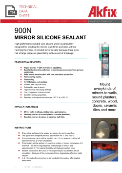 MIRROR SILICONE SEALANT