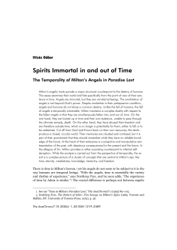 Spirits Immortal in and out of Time