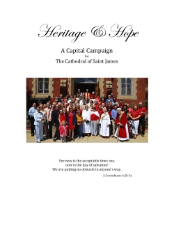 Case Support - Cathedral of St. James