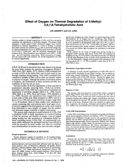 Effect of Oxygen on Thermal Degradation of 5-Methyl