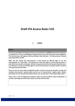Draft IFA Access Rules V10