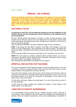 Alleluia - He Is Risen! - RE