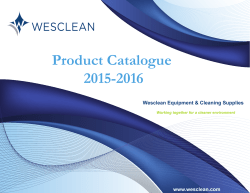 Product Catalogue 2015-2016