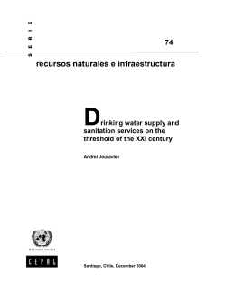 Drinking water supply and sanitation services on the threshold of the