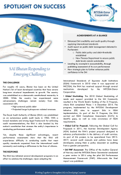 - INTOSAI Development Initiative