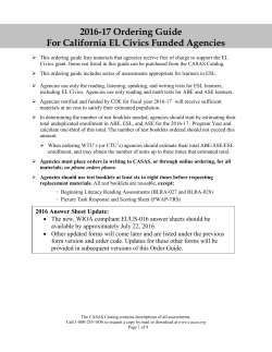 Ordering Guide EL Civics 2016-17