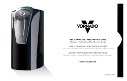 READ AND SAVE THESE INSTRUCTIONS Ultrasonic