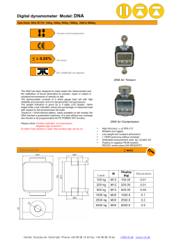 Digital dynamometer Model: DNA