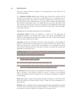 Section 8 Zoning Scheme Regulations