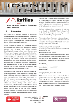 The Ultimate Shredder Guide