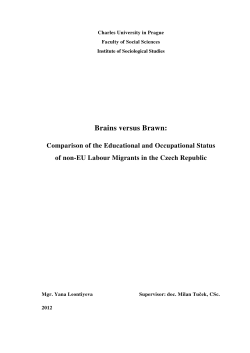 Brains versus Brawn: Comparison of the Educational and