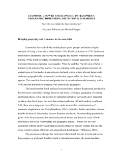 Economic Growth and economic development