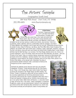 The Actors` Temple