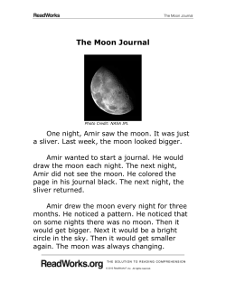 The Moon Journal