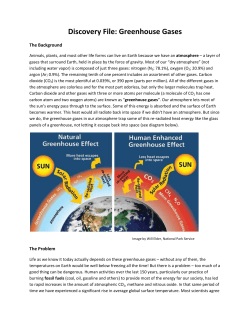 Discovery File: Greenhouse Gases