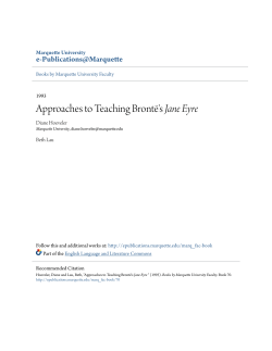 Approaches to Teaching Bront&Atilde;&laquo;`s Jane Eyre - e