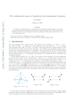 The configuration space of equilateral and equiangular hexagons