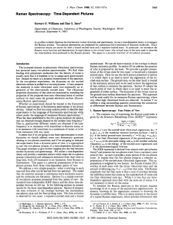 Raman Spectroscopy: Time-Dependent Pictures