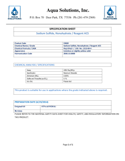 Aqua Solutions, Inc.