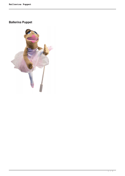 Ballerina Puppet - Sensational Kids