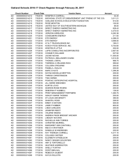 OC2D Check Register - Check Summary