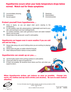 Hypothermia