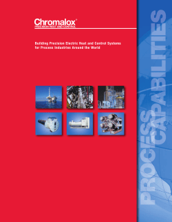 Process Heater Capabilities Brochure