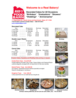 Decorated Cake Pricing