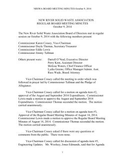 Board Minutes - New River Solid Waste Association