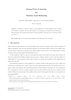 Strong Price of Anarchy for Machine Load Balancing