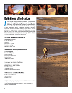 Definitions of Indicators - World Health Organization