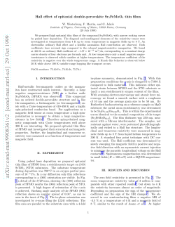 Hall effect of epitaxial double-perovskite Sr_2FeMoO_6 thin films