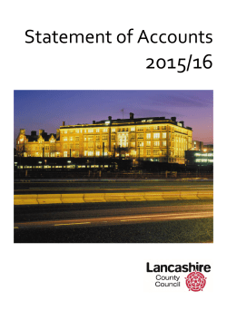 Statement of Accounts - Lancashire County Council
