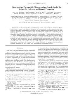 Bioprospecting Thermophilic Microorganisms from Icelandic