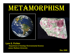PP-11. Metamorphism - James Madison University