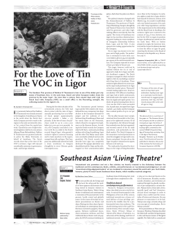 Southeast Asian `Living Theatre` - International Institute for Asian