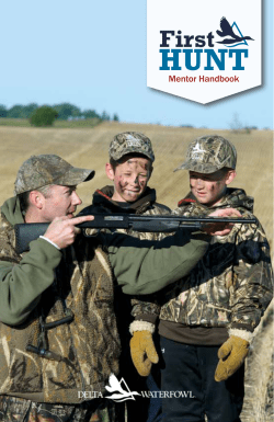 Mentor Handbook - Delta Waterfowl