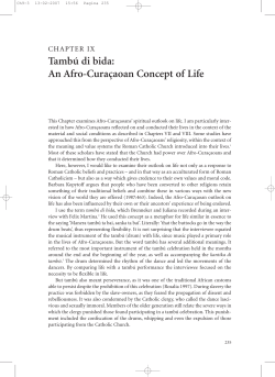 Chapter 9: Tamb&uacute; di bida: An Afro