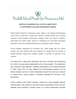labour party urged to intervene - Norfolk Island People for Democracy
