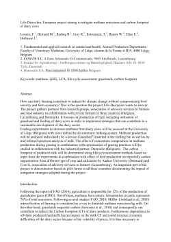 Life-Dairyclim, European project aiming to mitigate