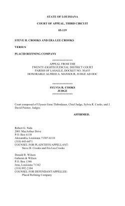 state of louisiana court of appeal, third circuit 05-119