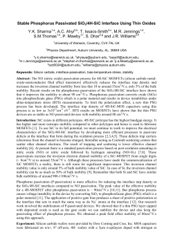 Stable Phosphorus Passivated SiO2/4H-SiC Interface