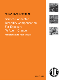 Agent Orange Guide - Vietnam Veterans of America, California State
