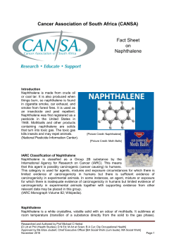 Naphthalene Fact Sheet